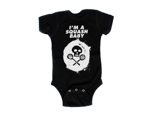 Baby Onesie: "Squash Baby" Black