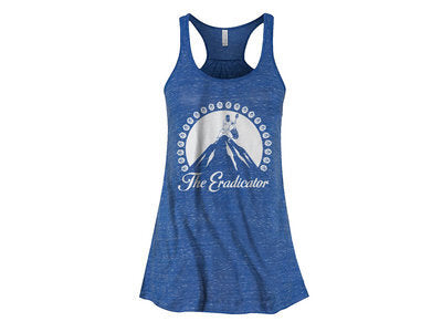 Women's Tank Top: "Mountain" Blue