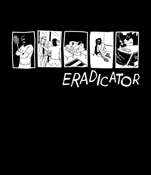 Short Sleeve T-Shirt: "Eradicator EP" Grey