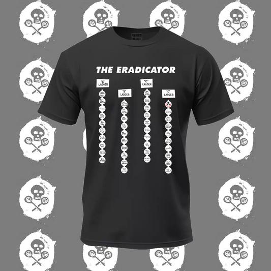 Short Sleeve T-Shirt: "Ladders" Black
